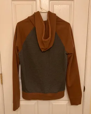 Arizona Jean Co Brown And Gray Performance Hoodie Fleece Jacket thumbnail 2
