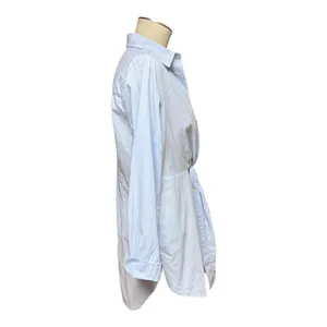 LOFT Long Sleeve Twist Everyday Tunic Top Blue 6 thumbnail 6