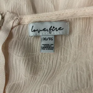 Lovefire‎ Pink Cold Shoulder Long Sleeve Dress XL Boho Feminine Flowy thumbnail 6