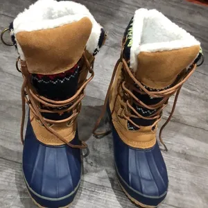 Khombu brown and blue boots thumbnail 2