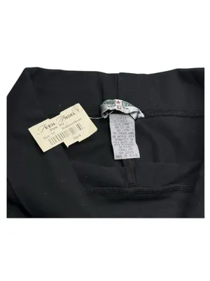 Y2K: new OG Hard Tail ✪ Stretch Fold Over Roll Down Hot Yoga Shorts ✪ Black ✪ M thumbnail 9