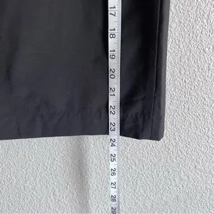 Club Monaco Women's‎ Black Back Pleated Pencil Knee Length Skirt thumbnail 6