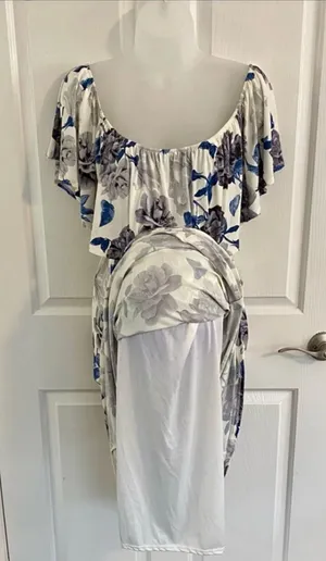 Pinkblush Off Shoulder Maternity Dress thumbnail 4