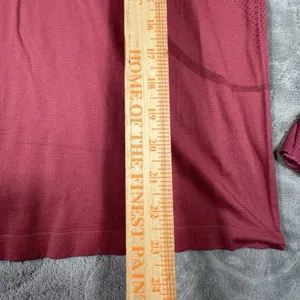Lululemon Swiftly Relaxed Long Sleeve Top Womens Sz 8 Raspberry Pink Thumb holes thumbnail 7