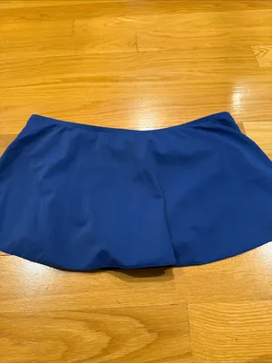 Merona blue swimsuit skirt size medium. thumbnail 6