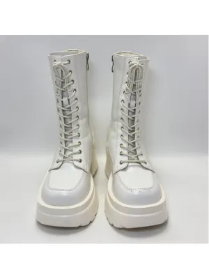 Women's Unbranded White Platform Boots Size 8.5 thumbnail 10