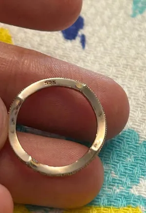 Ring 925 sterling silver size 6 thumbnail 1