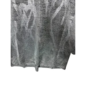 White House black market silver print top NWT small‎ thumbnail 4