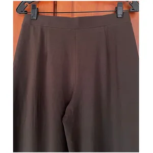 OGL Pants Lyocell Wool Mid Rise Wide Leg Pull-on Pockets Brown Size Medium NEW thumbnail 6