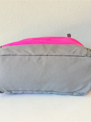 JanSport Ella Daily Tote Handbag Carryall Duffel Bag Pink and Gray 17x13" thumbnail 5