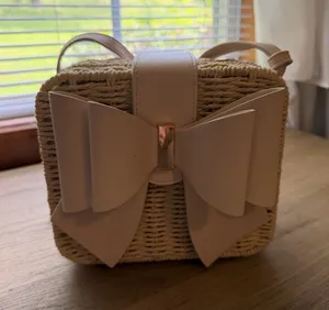 Bow Purse Tan thumbnail 1
