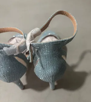 Allegra K Elegant Sparkly Blue Heels – Size 7.5 thumbnail 1