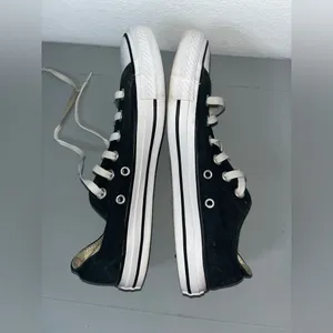 Converse Chuck Taylor All Star Double Tongue Black Iris Low Top Shoes Sz 9 Women thumbnail 5