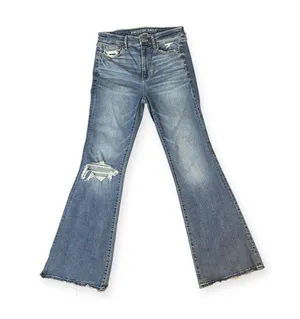 American Eagle Super Hi-rise Flare Jeans thumbnail 1