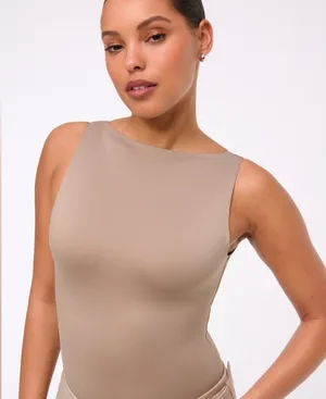 abercrombie soft matte seamless slash bodysuit thumbnail 1