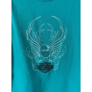 Vintage Harley Davidson Eagle Tank Top Turquoise Y2K Biker Tank thumbnail 4