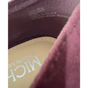 Michael by Michael Shannon Burgundy Faux Suede Adaire Flats Size 7.5M‎ thumbnail 6