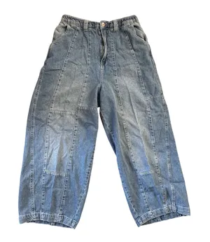 FREE PEOPLE We The Free Barrel jeans Size Medium‎ thumbnail 1
