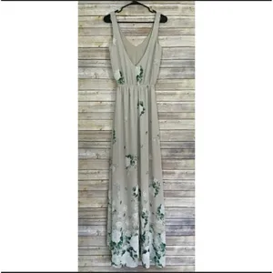 NWT Show Me Your MuMu floral maxi dress beige MEDIUM bohemian Bridesmaid prom thumbnail 8