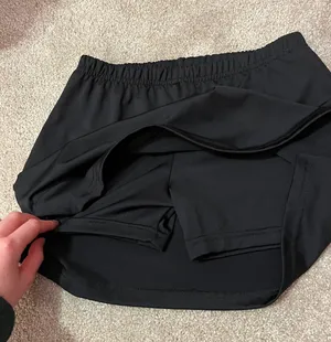 Black Athletic Workout Skirt Size M thumbnail 2