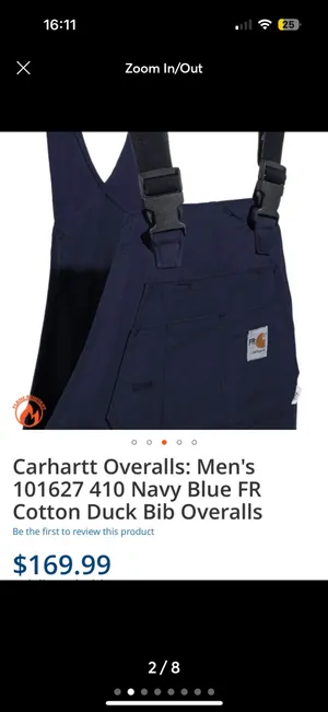 Carhartt FR overalls thumbnail 2