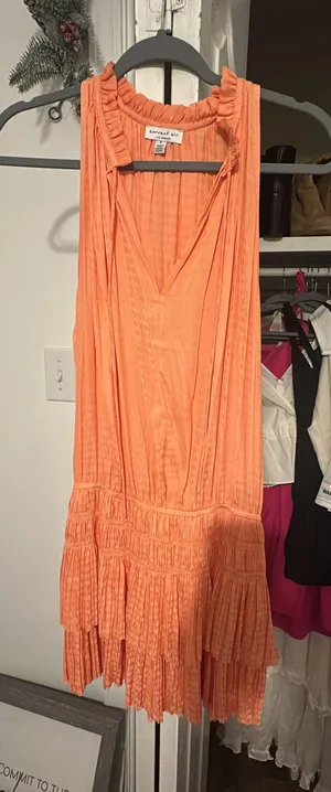 orange mini dress thumbnail 2