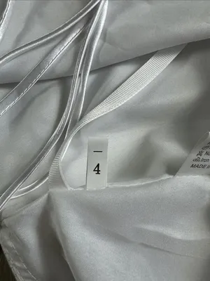 Monvelli Satin Maxi Slip Dress White Size 4 NWT thumbnail 6