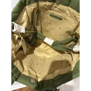 Lucky Brand Lucky By‎ Nature Womens Tote Bag Loden Green Multi Quilted Design L thumbnail 3