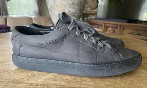 KOIO Vera Pelle Capri Low-Top Italian Genuine Grey Leather Women’s Sneakers 7 thumbnail 1