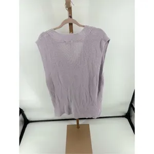 Talulah Sleeveless V-Neck Knit Top Size Large Purple thumbnail 9
