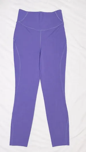 Lululemon Purple Running Leggings Women's Size 6 Full Length High Rise Drawcord thumbnail 1