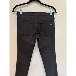 Rag & Bone Equestrian Skinny Jeans Womens 25‎ Black Stretch Denim Minimalist thumbnail 9