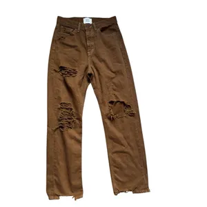 Womens BDG by Urban Outfitters Brown Distressed High Rise Cowboy Jeans - Sz 28 thumbnail 3