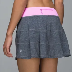 Lululemon Pace Rival Skirt II *4-way Stretch Heathered skort tennis pocket thumbnail 1