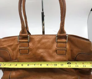 Michael Kors Brown Large PU Leather Shoulder Bag thumbnail 4