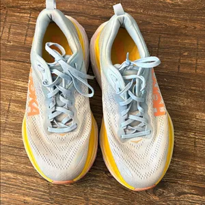 HOKA Bondi 8 Summer Song Country Air Blue 9.5 Wide EUC Gorpcore thumbnail 3