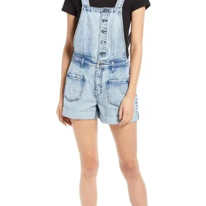 Free People and Hidden Collab Women's Blue Dungarees-overalls Size Medium NWT thumbnail 2