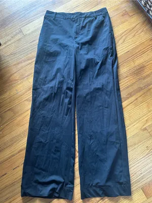 Halara High Waisted Wide Leg Pants Zipper Pockets Elastic Back M thumbnail 1