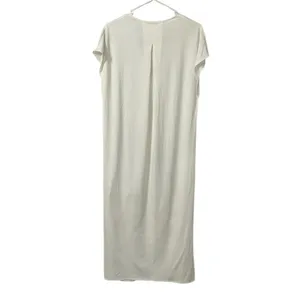 Zara Midi Off White Stretchy Dress(Size Medium) thumbnail 4