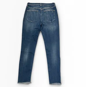 Rag & Bone High Rise Ankle Skinny Jeans Dark Wash Raw Step Hem Size 26‎ Modern thumbnail 2