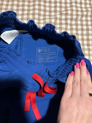 Figs Winning Blue Scrub Set thumbnail 4