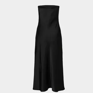 Aritzia TEN strapless satin midi dress NEW thumbnail 6
