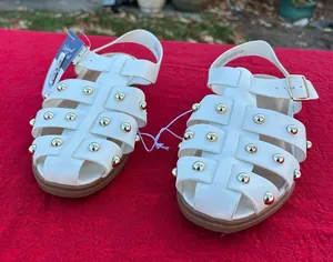 Universal Threads Women's Winnie Studded Fisherman Sandals - Off-White size 8.5 thumbnail 1