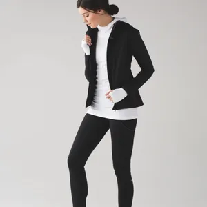 Lululemon Rest Less Textured Hooded Top White Womens thumbnail 2