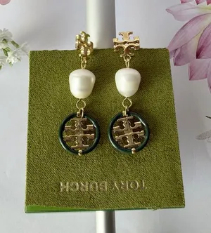 Tory Burch Moondance Pearl Drop Earrings. thumbnail 1