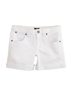 J. Crew Denim Roll-up Cotton Short in White Size 0 thumbnail 2