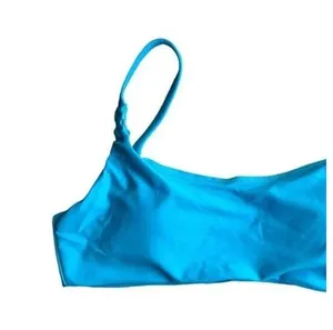 NWT Andie Swim The Riviera Bikini Top Adjust Straps Removable Cup M Coastal Blue thumbnail 3