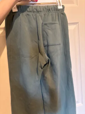 Garage Sage Green Flare Sweatpants thumbnail 3