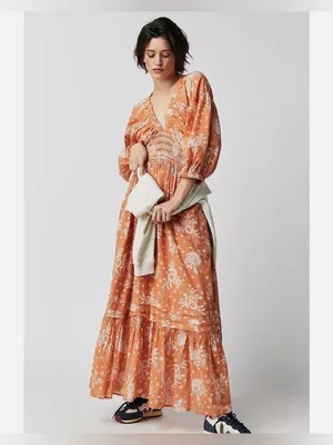 Free People Golden Hour Maxi Dress thumbnail 8
