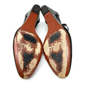 Donald J. Pliner size 6.5 M Couture France‎ made in Italy leather suede wedges thumbnail 7
